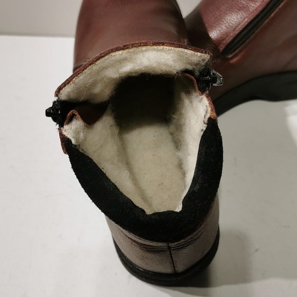 Saute Mouton Women's Zip Leather Ankle Boots - Picture 9 of 9